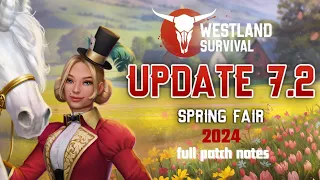 Westland Survival: Spring Fair update 7.2 full patch notes, can have alligator pets my friends!