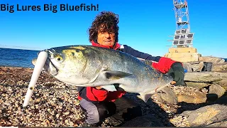Spinning For Big Bluefish On Lures - USA trip Part 1