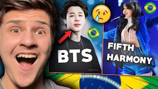 Brazilian Crowds that Left MUSIC GROUPS MINDBLOWN ... |🇬🇧 Gringo Britânico Reagindo