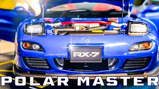 1/18 Polar Master Mazda RX-7 Spirit R (Blue) UNBOXING AND REVIEW (4K HDR) #foryou #jdm