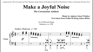 Andrew Lloyd Webber - Make a Joyful Noise (score video)