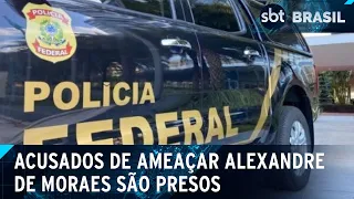 PF prende homens acusados de ameaçar familiares de Alexandre de Moraes | SBT Brasil (31/05/24)