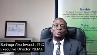 NEMA Executive Director Dr. Barirega Akankwasah's message at Uganda's 59th Independence Anniversary