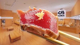 Eating At The BIGGEST Sushi Conveyor Belt Restaurant