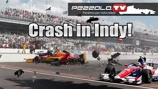 Indycar: Acidente de Saavedra na largada da Indy 2014