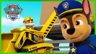 Chase and Rubble Save a Box Fort and MORE - PAW Patrol - Cartoons for Kids Compilation