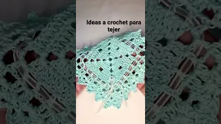crochet cómo tejer tapetes fáciles próximo tutorial #crochettutorial #comotejer #shorts