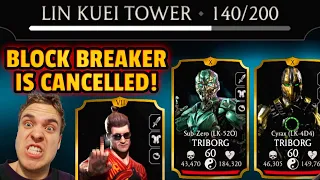 MK Mobile. Lin Kuei Tower Battles 130 and 140. Triborg Bosses Cancelled Unlockable Chance...