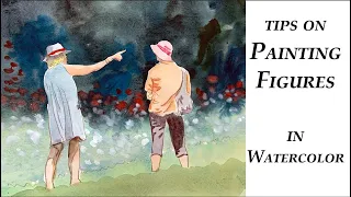 Tips on Painting Figures with Watercolor by Deb Watson