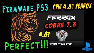 Прошивка PS3 CFW 4.81 FERROX COBRA 7.3 / Все работает!