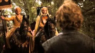 S4E1 Game of Thrones: Tyrion & Co. awaiting the Dornishmen