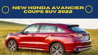 NEW HONDA AVANCIER COUPE SUV 2022 #HONDA