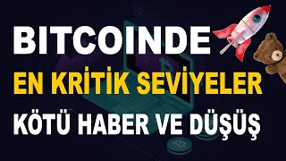 BITCOINDE SAHTE YÜKSELİŞLE İÇERİ Mİ ALIYORLAR ? DÜŞÜŞ YENİ BAŞLADI DİKKAT | BTC ALTCOIN ETH ANALIZ