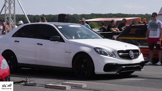 BRABUS 700 E63 S AMG 4.0 V8 Biturbo vs Seat Leon FR  - drag race 🚦🚗