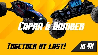 Rock Crawling with the Axial Bomber & Capra Together at Last Trailing & Crawling in 4k 2021