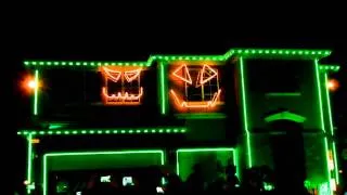 Party Rock Anthem Light Show House (Halloween Night)