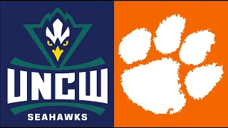 2016-17 College Basketball:  UNC Wilmington vs. Clemson (Full Game)