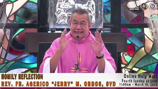 Homily Reflection of Rev. Fr. Jerry Orbos, SVD