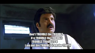 Dubsmashed - Trouble the Trouble Dialogue of Legend Actor Nandamuri Balakrishna by a 9 year old boy.