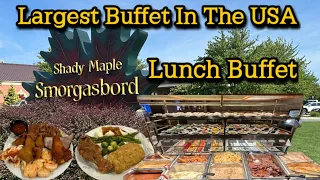 Shady Maple Smorgasbord Lunch Buffet (Largest In USA) PA Amish Country