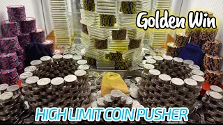 Massive profits inside the high limit coin pusher