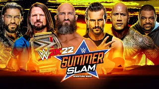 WWE 2K22 SUMMERSLAM Universe Mode Highlights