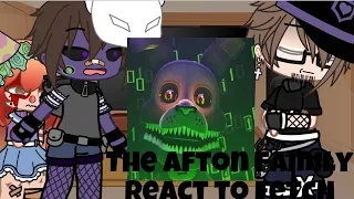 The afton family react to fetch•read description