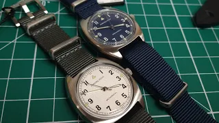 Hamilton Khaki Aviation Pilot Pioneer Mechanicals With Textured Dial's H76419951 & H76419941