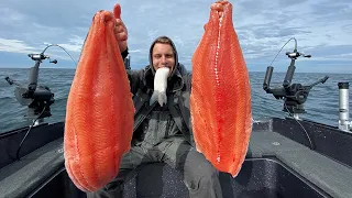 Catch, Camp, Cook, Eat Teriyaki King Salmon!