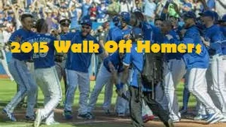 2015 Walk Off Homers