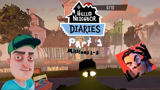 Hello Neighbor: Nicky's Diaries (part 1) - missions 1 5