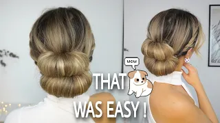 Easy UpDo HACK You Need to TRY💡 Medium and Long Hairstyles