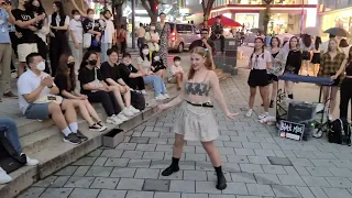 [Kpop Busking in Hongdae] NAYEON "POP!" dance cover by Lia 2022년 8월 3일