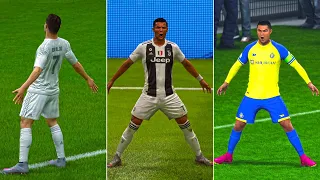 CRISTIANO RONALDO Siuuu Celebration in FIFA Games (2015-2024)