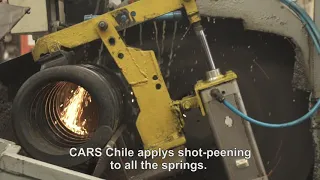 Fabricación de Resortes Espirales en Caliente - CARS CHILE Ltda.
