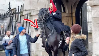 Ignorance or Disrespectful - Tourists Messed with the Wrong King's Guards