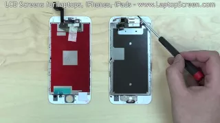 iPhone 6S screen replacement / digitizer glass and LCD reinstallation instructions