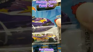 Mustang NHRA Funny Car purple diecast toy Hot Wheels