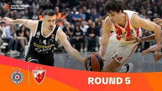 Partizan-Zvezda | Round 5 Highlights | 2023-24 Turkish Airlines EuroLeague