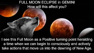 Full Moon Eclipse in Gemini - A TURNING POINT IN A NEW AGE - plus Rune Interpretation for every sign