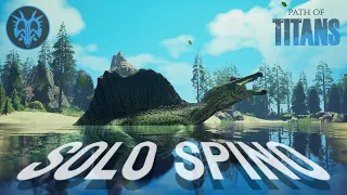 A Solo Path Of Titans Spinosaurus