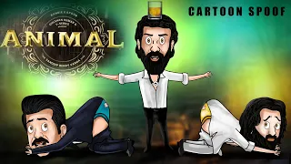 ANIMAL Movie Spoof | Insaan Se Jaanwar Tak Ka Safar | Animated Spoof | Popla Chacha