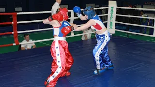 Full Contact Kickboxing Fight Girls #kickboxing #juniors #knockout #fight #championship #k1