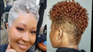 15 Most Trendiest Short Hairstyles for African American Women II Flattery Bobs Cut, Tapered and TWA