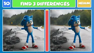 Spot the difference Sonic