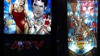 Baywatch Pinball - Double Earthquake Challenge (Modes & Shark Awards)