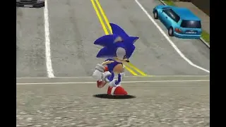 Classic Sonic 2001 in City Escape