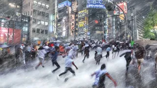 China NOW! A monstrous thunderstorm has hit Hong Kong and Shenzhen!