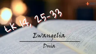 Ewangelia wg św. Łukasza 14, 25-33                          3.11.2021