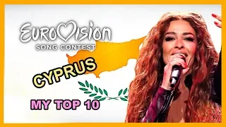 Cyprus in Eurovision - My Top 10 [2000 - 2018]